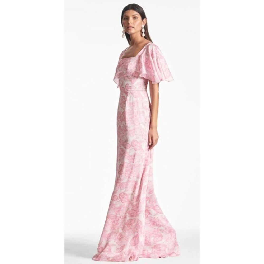 NWT Sachin + Babi Aurora Dress in Rouge Damask Rose Women’s Sz. 4